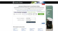 Desktop Screenshot of countrycodes.com