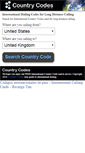 Mobile Screenshot of countrycodes.com